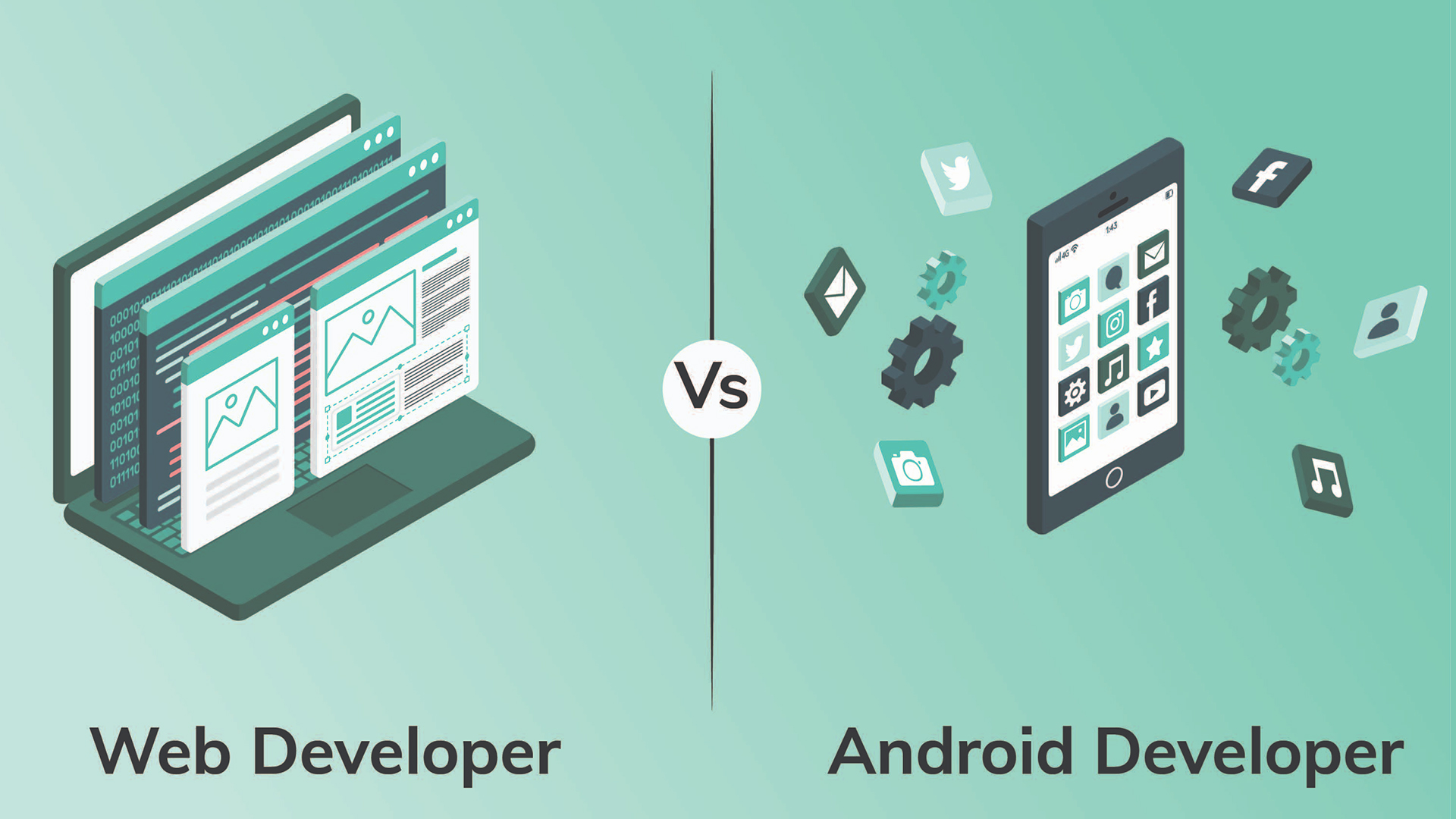 Unraveling the Distinction: Web Developer vs. App Developer - Unveiling the Key Differences"