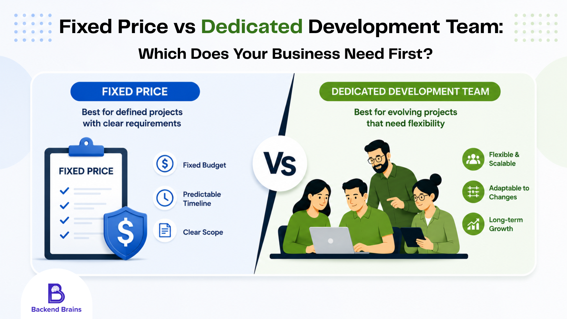 Fixed Price vs Dedicated Development Team: Which Is Right for Your Business?
