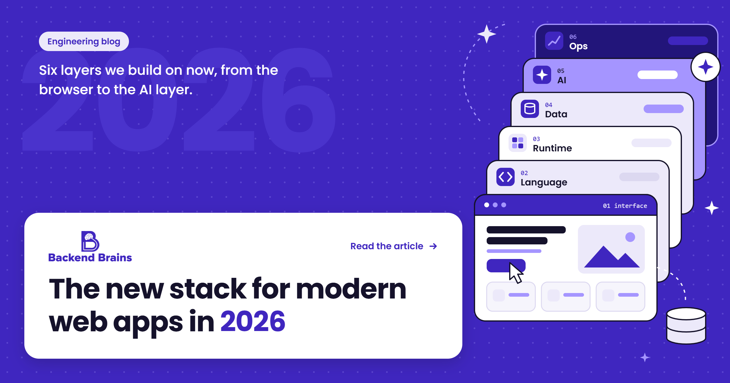 The New Stack for Modern Web Apps in 2026